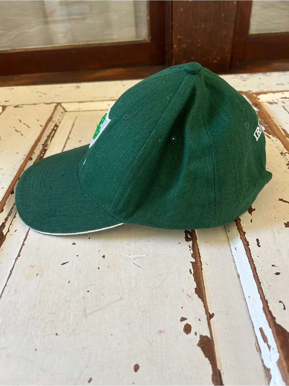 Dolmen Clothing Ireland Green Adjustable Cap Clover Emblem